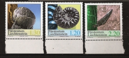 Liechtenstein 2004 N° 1305 / 7 ** Fossiles, Paléontologie, Archéologie, Préhistoire, Ammonite, Oursin, Dent De Requin - Ongebruikt