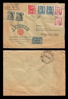 E)1945 CZHESCHOSLOVAKIA, AVIATOR, MILITARY, EDVARD BENES, MULTIPLE STAMPS, AIR MAIL, CIRCULATED COVER TO MEXICO, RARE DE - Airmail