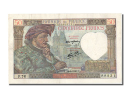 Billet, France, 50 Francs, 50 F 1940-1942 ''Jacques Coeur'', 1941, 1941-04-24 - 50 F 1940-1942 ''Jacques Coeur''