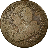 Monnaie, France, 6 Deniers Français, 6 Deniers, 1792, Strasbourg, B+, Bronze - Altri & Non Classificati