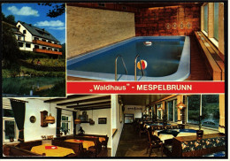 Mespelbrunn / Spessart  -  Gasthaus / Pension Waldhaus  -  Mehrbild-Ansichtskarte Ca. 1975    (5458) - Aschaffenburg