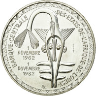 Monnaie, West African States, 5000 Francs, 1982, FDC, Argent, KM:E13 - Sonstige – Afrika