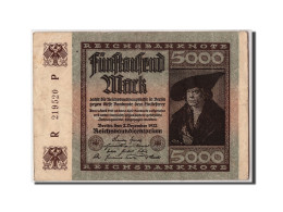 Billet, Allemagne, 5000 Mark, 1922, 1922-12-02, KM:81a, TB+ - 5000 Mark