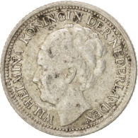 Monnaie, Pays-Bas, Wilhelmina I, 10 Cents, 1938, TTB, Argent, KM:163 - 10 Cent