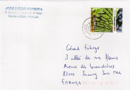 Portugal Cover With Wine Stamp - Cartas & Documentos