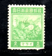 Y1547 - OCCUPAZIONE GIAPPONESE Un Valore ***  MNH - Japanisch Besetzung