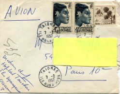 Polynésie - Cad  TAIOMAE  ILE NUKA HIVA - Février 1957 - R 2279 - Storia Postale