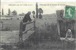 ILE DE FRANCE - 95 - VAL D'OISE - SELECTION - NESLES LA VALLEE - Pâturage De La Ferme De Launay - Lavoir - Nesles-la-Vallée