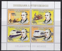 Congo 2006 Stephenson / Railway M/s  PERFORATED ** Mnh (26944M) - Ongebruikt