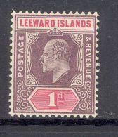 LEEWARD ISLANDS, 1902 1d (wmk Single CA) Superb Mint Very Lightly Hinged, Cat £9 - Leeward  Islands