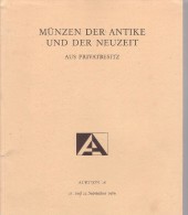 Münzen Der Antike Und Der Neuzeit - Auctiones AG - Basel - 21-22 September 1989 - German