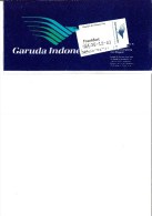 Garuda Indonesia Ticket Frankfurt-Bali-Yogya-return 1998 - Wereld
