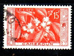 U179D - CAMERUN CAMEROUN 1956 Caffè 15 Franchi Usato - Used Stamps