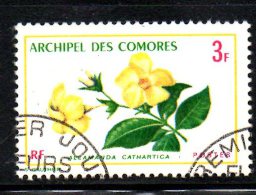U179E - COMORES 1971 3 Franchi Usato - Usados