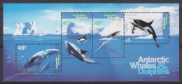 Australian Antartic Territory 1995 Yvert BF-1, Sea Fauna, Whales & Dolphins - MNH - Unused Stamps