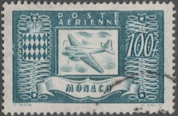 MONACO 1946 N° 17 - OBLITERE - G28 - Poste Aérienne