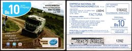 Bolivia 2015 - 31-01-2016  Prepago ENTEL. DAKAR 2016 Argentina - Bolivia. Camión En Carrera. - Sport