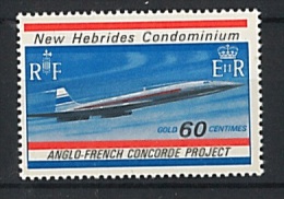 1968  NOUVELLES HEBRIDES  N° 279  CONCORDE NEUF **   LUXE - Nuevos