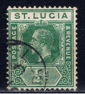 WL+ St Lucia 1921 Mi 66 Georg V. - St.Lucia (...-1978)