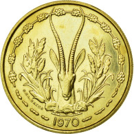 Monnaie, West African States, 25 Francs, 1970, FDC, Aluminum-Bronze, KM:5 - Autres – Afrique
