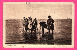 Zandvoort - Kleine Visschers - Pêche Au Filet - Femme - Enfants - Animée - 1928 - ALPH. SPRENGERS - Cachet " A 65 " - Zandvoort