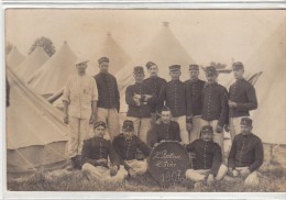 4 EME REGIMENT D ARTILLERIE - 1907 - 2 EME BATTERIE - BOURGEOIS POUR AIME A APREMONT SUR AIRE - CARTE PHOTO MILITAIRE - Regimente