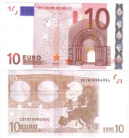 10 €  ITALIA ITALY FDS UNC S J009H1 TRICHET Cod.€.177 - 10 Euro
