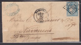 LAC Partielle N45R1 Toulouse-Navarrenx - 1870 Bordeaux Printing