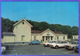 Carte Postale 95. Ezanville  La Gare S.N.C.F.  2CV Citroën    Trés Beau Plan - Ezanville