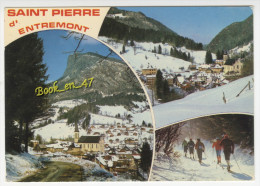 {62881} 38 Isère Saint Pierre D' Entremont , Multivues ; Divers Aspects , Animée , Neige , Skieurs - Saint-Pierre-d'Entremont