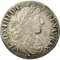 Monnaie, France, Louis XIV, 1/12 Écu Au Buste Juvénile, 1/12 ECU, 10 Sols - 1643-1715 Ludwig XIV.