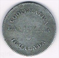 Moneda Cooperativa La Victoria, IGUALADA (Barcelona) 5 Pts, - Firma's