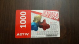 Kazakhstan-activ Prepia Card-1000-mint+1card Prepiad Free - Kazajstán