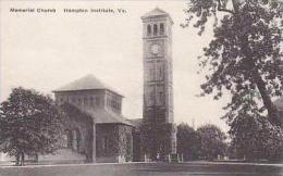 Virginia Hampton Memorial Church Hampton Institute Albertype - Hampton