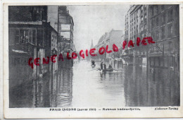 75 - PARIS - INONDATION CRUE JANVIER 1910- AVENUE LEDRU ROLLIN - District 12