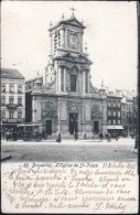 Saint Josse - Eglise De St Josse / TRAM Hyppo / Très Vieille Carte 1903 - St-Josse-ten-Noode - St-Joost-ten-Node