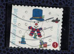 Belgique 2011 Oblitéré Used Snowman Noël Bonhomme De Neige - Gebraucht