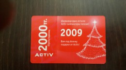 Kazakhstan-activ Prepiad Card-(2000units)-mint+1card Prepiad Free - Kazajstán