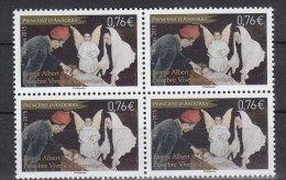 ANDORRA FRANCESA 2015 - NAVIDAD - NOEL - CHRISTMAS - BLOCK OF 4 - Unused Stamps