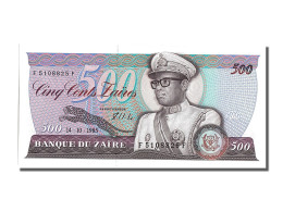 Billet, Zaïre, 500 Zaïres, 1985, 1985-11-24, NEUF - Zaire