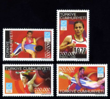 TURKEY 2004 (**) - Mi. 3393-96, The Games Of XXX. Olympiad In Athens - Ungebraucht