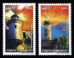 TURKEY 2004 (**) - Mi. 3370-71, Lighthouses - Unused Stamps