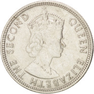 Monnaie, Mauritius, Elizabeth II, 1/4 Rupee, 1975, SUP, Copper-nickel, KM:36 - Mauricio