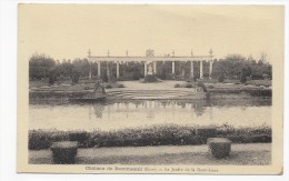 BEAUMESNIL - LE CHATEAU - LE JARDIN DE LA DEMI LUNE - CPA NON VOYAGEE - Beaumesnil