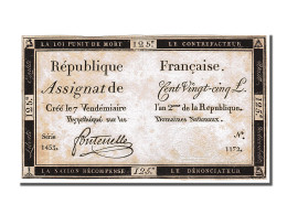 Billet, France, 125 Livres, 1793, Fontenelle, TTB, KM:A74, Lafaurie:169 - Assegnati