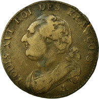 Monnaie, France, 12 Deniers François, 12 Deniers, 1791, Paris, TB+, Bronze - Autres & Non Classés