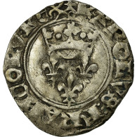 Monnaie, France, Gros, Paris, TTB, Billon, Duplessy:387A - 1380-1422 Carlos VI El Bien Amado