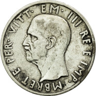 Monnaie, Albania, Vittorio Emanuele III, 5 Lek, 1939, Rome, TTB+, Argent, KM:33 - Albanië