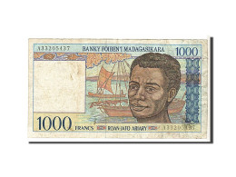Billet, Madagascar, 1000 Francs = 200 Ariary, 1994, KM:76a, TB - Madagaskar