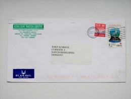 Cover Sent From Hong Kong - Briefe U. Dokumente